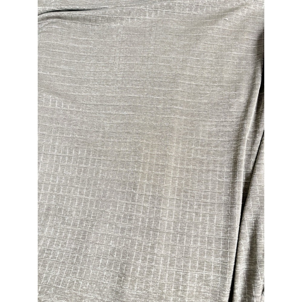 Chico's Women's Collared Open Front Lightweight Gray Geometric Jacket Size 3 - Picture 5 of 6